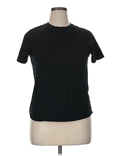 Pre-owned Style & Co Short Sleeve T-shirt In Black