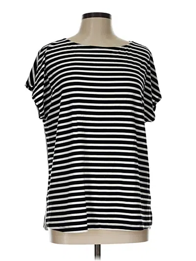 Pre-owned Style & Co Short Sleeve T-shirt In Black