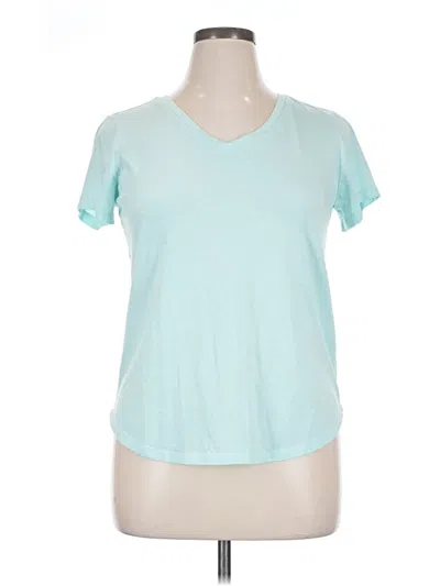Pre-owned Style & Co Short Sleeve T-shirt In Blue