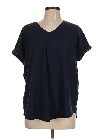 Pre-owned Style & Co Short Sleeve T-shirt In Blue