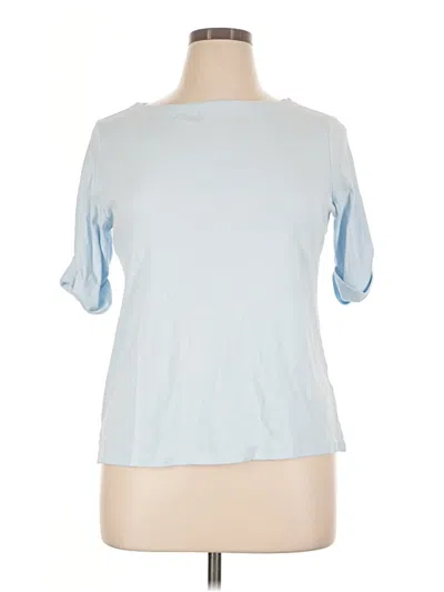 Pre-owned Style & Co Short Sleeve T-shirt In Blue