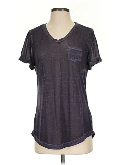 Pre-owned Style & Co Short Sleeve T-shirt In Gray