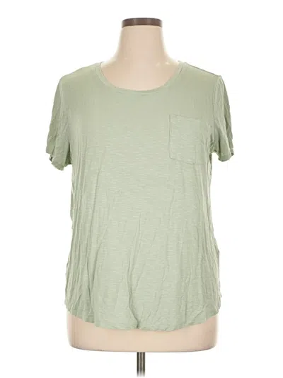 Pre-owned Style & Co Short Sleeve T-shirt In Green