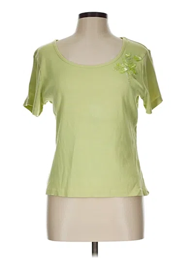 Pre-owned Style & Co Short Sleeve T-shirt In Green