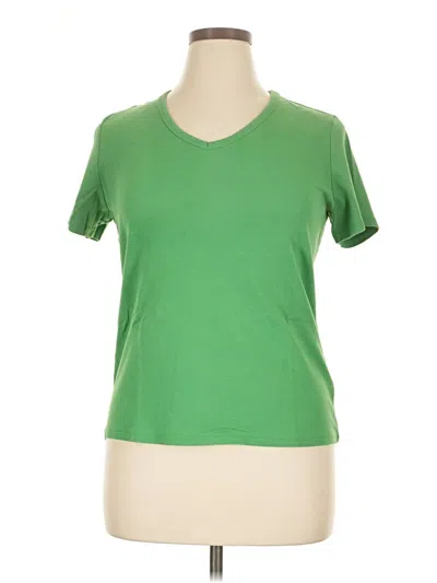 Pre-owned Style & Co Short Sleeve T-shirt In Green
