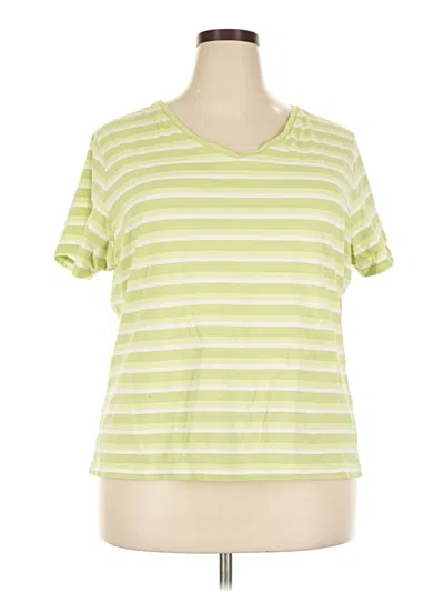Pre-owned Style & Co Short Sleeve T-shirt In Green