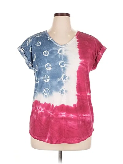 Pre-owned Style & Co Short Sleeve T-shirt In Pink