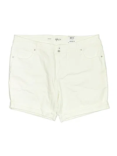 Style & Co Shorts In White
