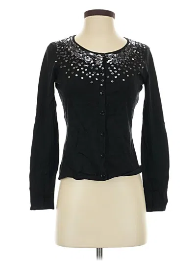 Pre-owned Style & Co Silk Skirt In Black
