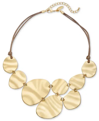 Style & Co Silver-tone Frontal Necklace, 19-1/4" + 3" Extender, Created For Macy's In Gold