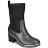 Style & Co Skylarr Womens Faux Leather Mixed Media Mid-calf Boots In Multi