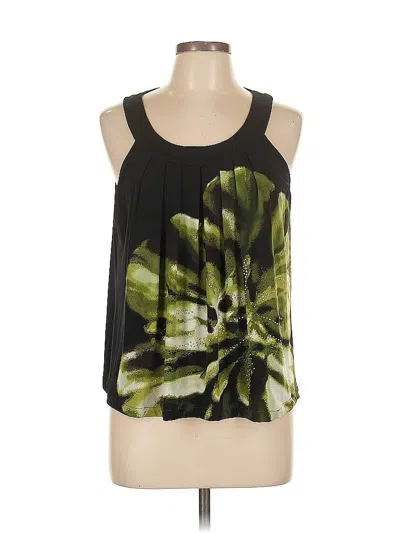 Pre-owned Style & Co Sleeveless Blouse In Black