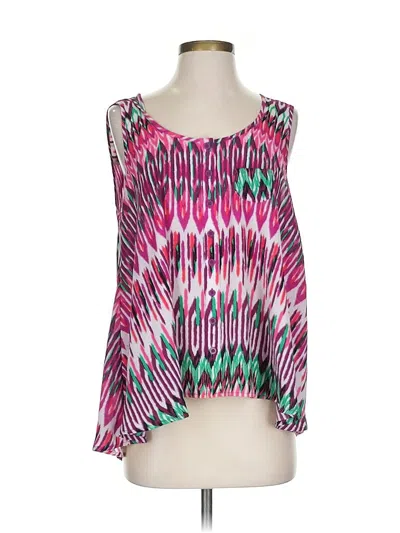 Pre-owned Style & Co Sleeveless Blouse In Pink