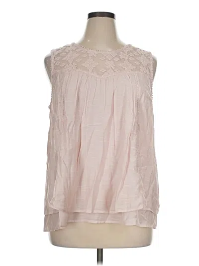 Style & Co Sleeveless Blouse In Pink