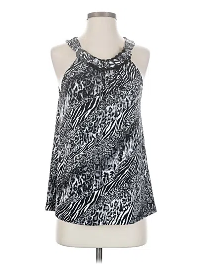 Pre-owned Style & Co Sleeveless Blouse In Silver