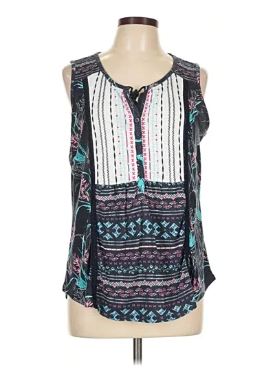 Pre-owned Style & Co Sleeveless Blouse In Teal