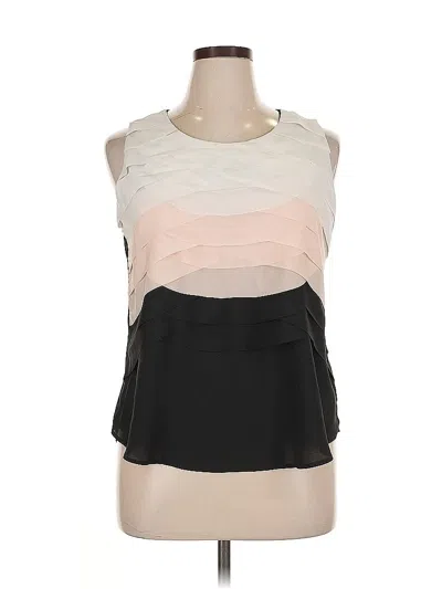 Pre-owned Style & Co Sleeveless Blouse In White