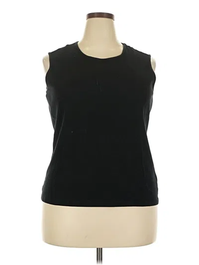 Pre-owned Style & Co Sleeveless T-shirt In Black