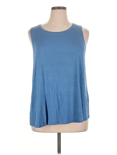 Pre-owned Style & Co Sleeveless T-shirt In Blue