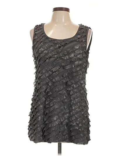 Pre-owned Style & Co Sleeveless T-shirt In Gray