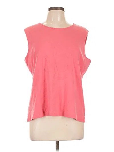 Pre-owned Style & Co Sleeveless T-shirt In Pink