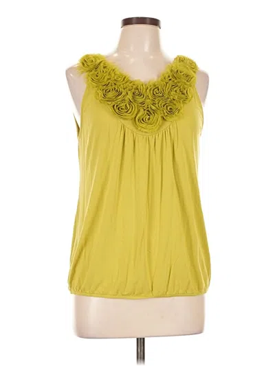 Pre-owned Style & Co Sleeveless T-shirt In Yellow