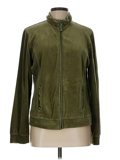 Pre-owned Style&co Sport Cardigan Sweater In Green