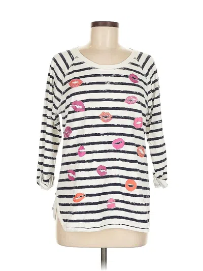 Pre-owned Style&co Sport Pullover Sweater In White