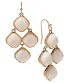 STYLE & CO STONE KITE DROP EARRINGS, CREATED FOR MACY'S