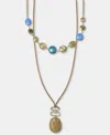 Style & Co Stone Layered Pendant Necklace, 18" + 3" Extender, Macy's Exclusive In Gold
