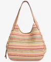 Style & Co Straw Medium 4-poster Tote, Exclusively At Macy's In Multi