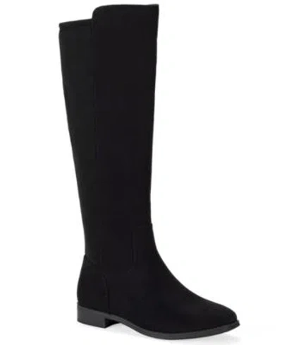 Style & Co Style Co Womens Brynnn Tall Boots Macys Exclusive In Taupe Wide Calf