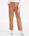 Style & Co Style Co Womens Comfort Waist Utility Cargo Pants 2p 18 Macys Exclusive In Brown