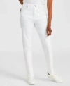 Style & Co Style Co Womens High Rise Straight Leg Jeans Regular Short Long Lengths 2ps 28w Created For Macys In White