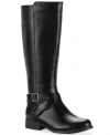 Style & Co Style Co Womens Margoo Riding Boots Regular Wide Calf Macys Exclusive In Brown