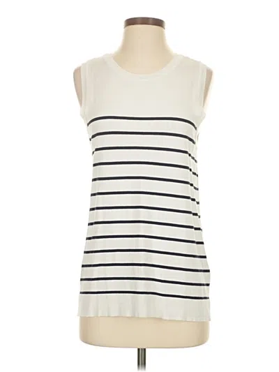 Pre-owned Style & Co Sweater Vest In Ivory