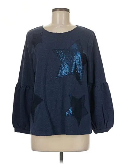 Pre-owned Style & Co Sweatshirt In Blue