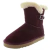 Style & Co Tiny 2 Womens Suede Faux Fur Lined Winter Boots