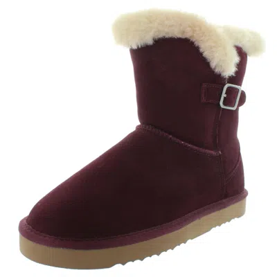 Style & Co Tiny 2 Womens Suede Faux Fur Lined Winter Boots