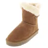 Style & Co Kalliees Womens Suede Faux Fur Ankle Boots In Pink