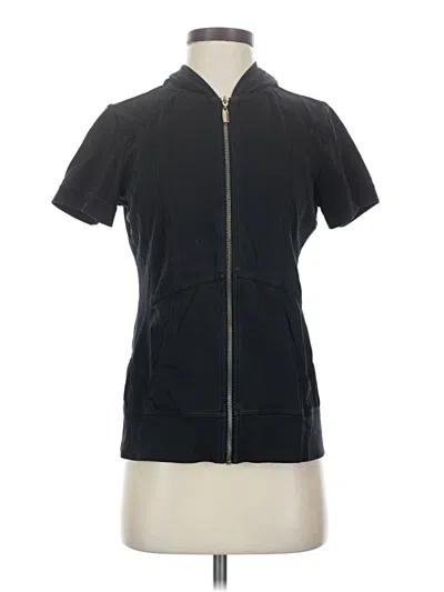 Pre-owned Style & Co Track Jacket In Black