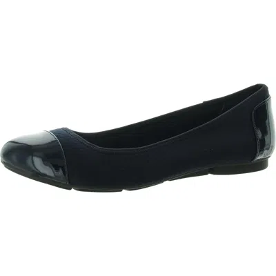 Style & Co Trishh Womens Faux Leather Round Toe Flat Shoes In Multi