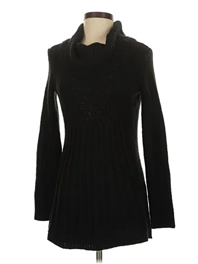 Pre-owned Style & Co Turtleneck Sweater In Black