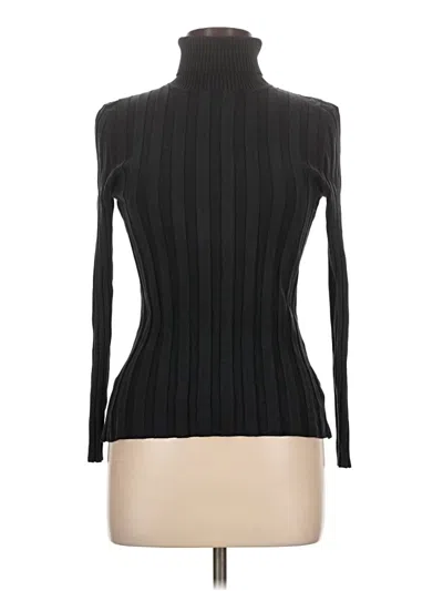 Pre-owned Style & Co Turtleneck Sweater In Black