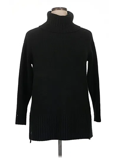 Pre-owned Style & Co Turtleneck Sweater In Black