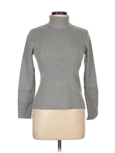 Pre-owned Style & Co Turtleneck Sweater In Gray