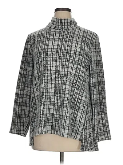Pre-owned Style & Co Turtleneck Sweater In Gray