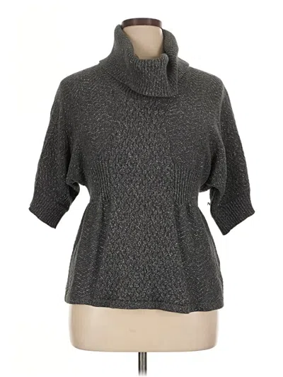 Pre-owned Style & Co Turtleneck Sweater In Gray