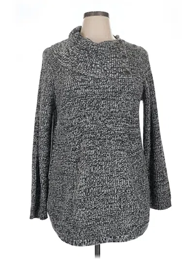 Pre-owned Style & Co Turtleneck Sweater In Gray