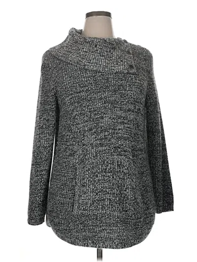 Pre-owned Style & Co Turtleneck Sweater In Gray